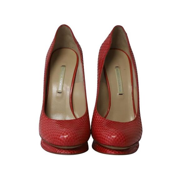 Pre Loved Nicholas Kirkwood Women snakeskin Heels - Picture 2 of 8